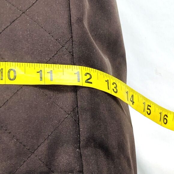 Dove Brand Vintage Quilted Tote Diaper Bag Brown Hobo - Picture 8 of 16